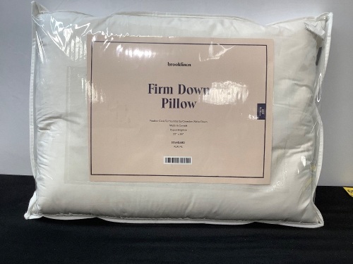 Brooklinen Firm Down Pillow - Lot 232