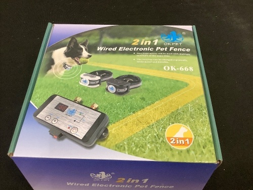 2-in-1 Wired Electric Pet Fence - Lot 320