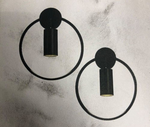 Set of (2) Wall Mounted Sconce Light - Lot 367