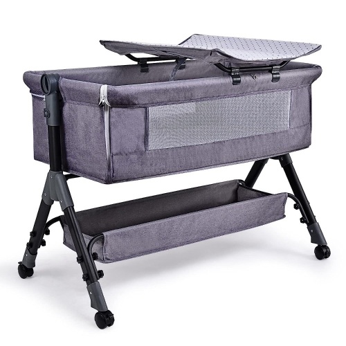 Bellababy Bassinet Bedside Sleeper Adjustable Portable Bed for Infant/Newborn - Lot 314