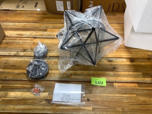 Yubole Geometric Light Fixture - Lot 1553