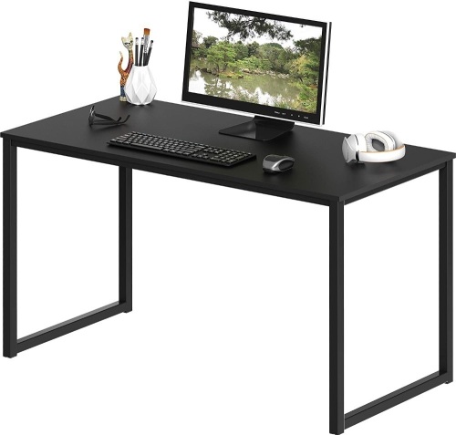 SHW Home Office 40-Inch Computer Desk, Black - Lot 1560