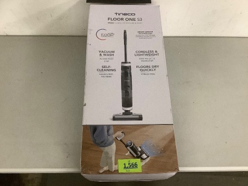 Tineco Floor One S3 Smart Cordless Vacuum - Lot 1566