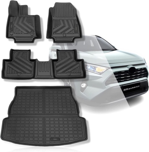 Vanseno Car Floor Mats & Cargo Liners Car Trunk Mats - Lot 5434