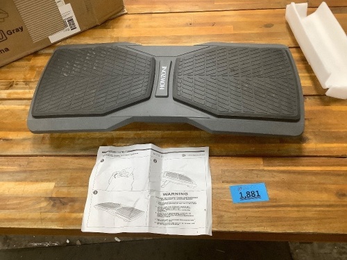 HowZone Standing Desk Wobble Balance Board, Wobble Board Anti Slip Balance Trainer for Core Strength, Ergonomic Design Comfort Anti Fatigue Floor Mat - Lot 1881
