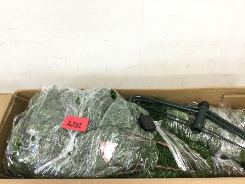 6-6.5Ft PE+PVC Prelit Tree - Lot 2747