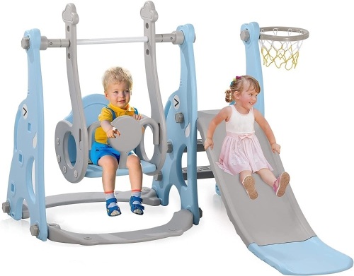 4in1 Toddler Slide and Swing Set - Lot 9454
