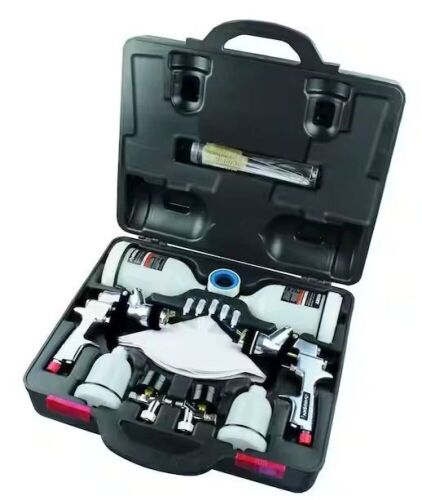 Husky HVLP and Standard Gravity Feed Spray Gun Kit - Lot 237