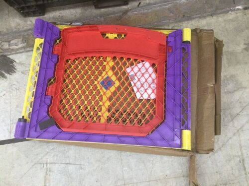 Toddleroo by North States Superyard Colorplay Baby Gate Extensions and Installation Kit - Lot 416