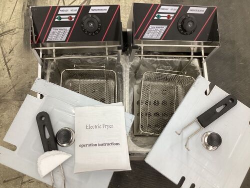 Double Electric Fryer - Bent - Lot 341