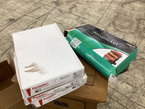 Box of Office Supplies  - Lot 585