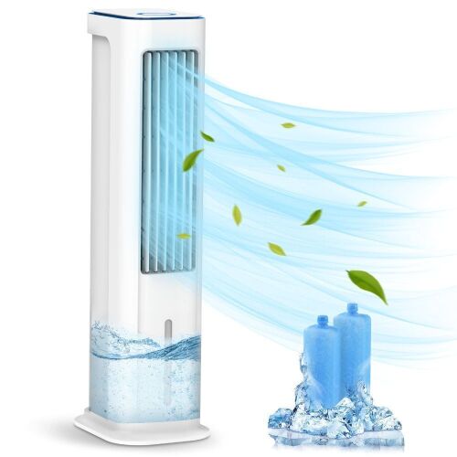 Choice Plus Evaporative Air Cooler Portable Tower Fan Portable 12H Timer - Lot 563