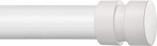 BRIOFOX 1" Decorative Drapery Curtain Rod, 72"-144" - Lot 775