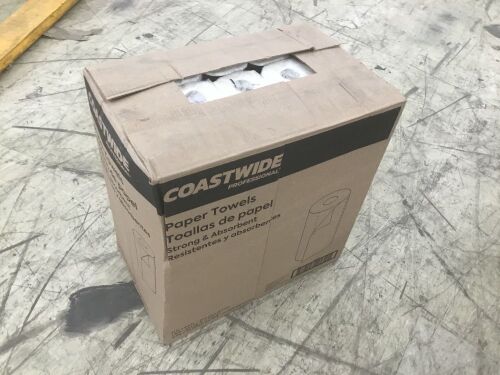 Coastwide Professional Kitchen Rolls Paper Towel, 2-Ply, White, 85 Sheets/Roll, 30 Rolls/Carton - Lot 642