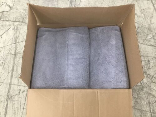 Lot of (2) Smoke Bath Sheets, 40" x 65"  - Lot 651