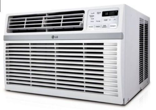 LG Electronics 10,000 BTU 115V Window Mounted Air Conditioner with Remote Control - Lot 58