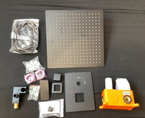 BESy Shower System with 12 Inch Rain Shower Head - Missing Hand Wand - Lot 269