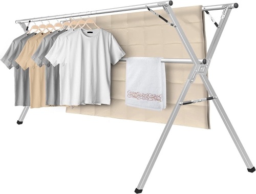 Sillars Foldable 79" Clothes Drying Rack - Lot 394