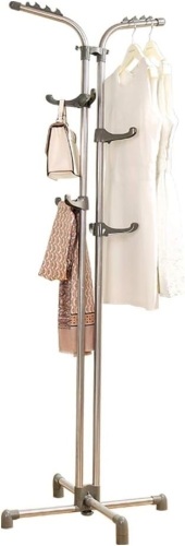 BAOYOUNI Heavy Duty Adjustable Height Standing Clothes Tree - Lot 201