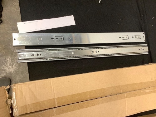 Case of (5) Soft Closing 45mm Full Extension Drawer Slides - Lot 53