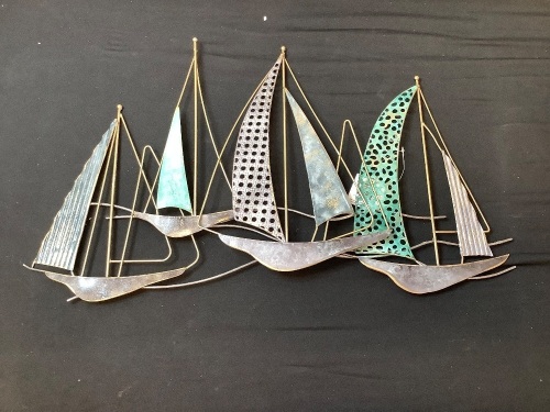 Contemporary Sailboat Marine Decor - Lot 167