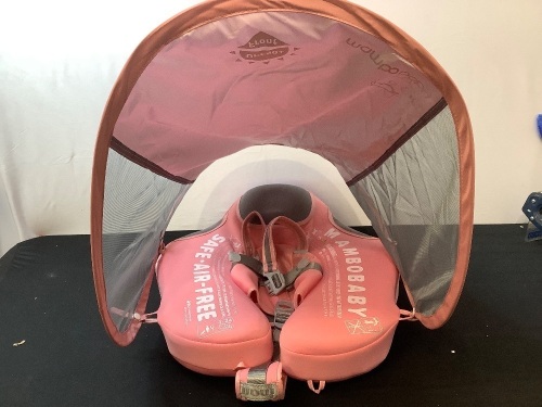 MabooBaby Baby Non-Inflatable Shoulder Swim Float w/ UPF50+ Canopy - Lot 112
