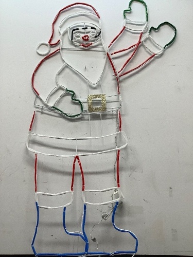 5ft 273 LED Waving Santa - Lot 230