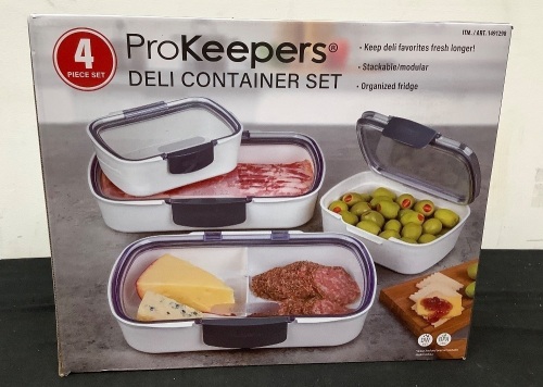 Prepworks ProKeeper Airtight Deli Containers, Set of 4 - Lot 144