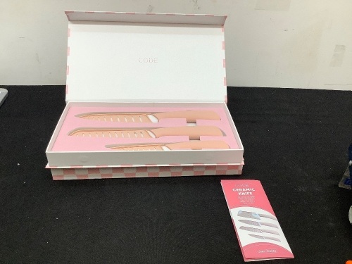 CODE LoveLife 3 Pcs Ceramic Knife Set - Lot 256