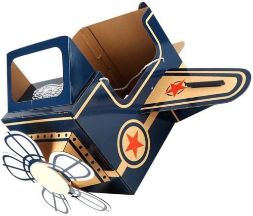 TOYANDONA Childrens Wearable Cardboard Airplane Toys - Lot 82