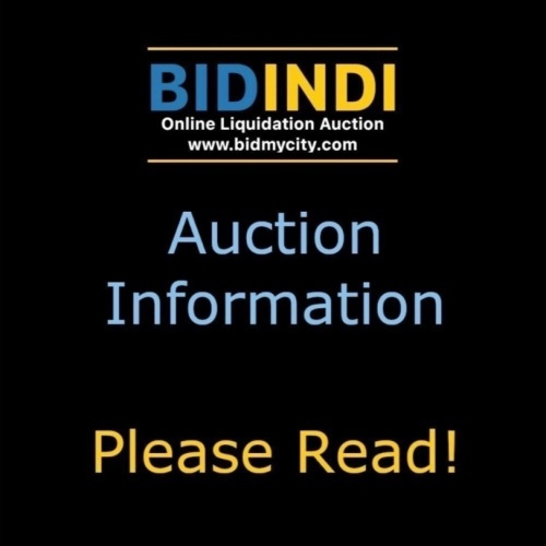 AUCTION INFORMATION - PLEASE READ! - Lot 1