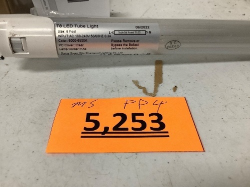 Large LED Tube Lights - Lot 5253