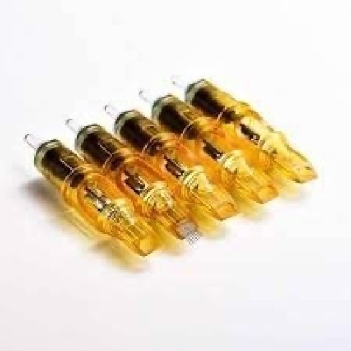 Tattoo Artists Yellow Dragonfly 2 Tattoo Cartridge Needles - Lot 5271