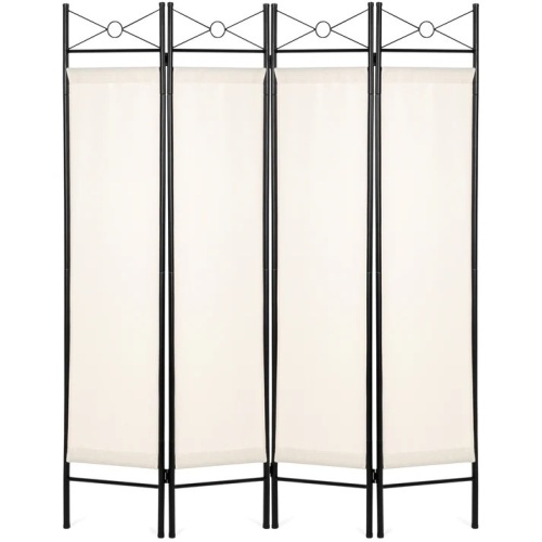 4-Panel Folding Privacy Screen Room Divider Decoration Accent, 6ft - Lot 5321