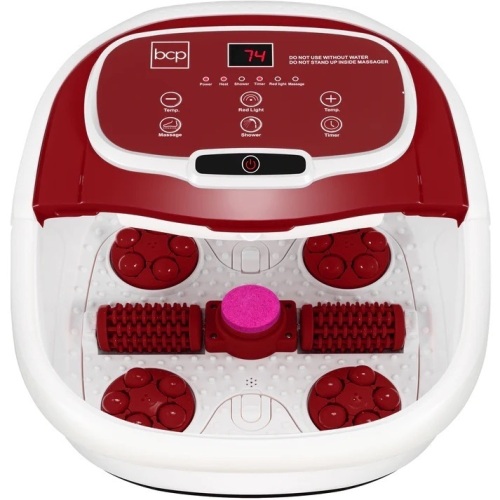 Automatic Heated Shiatsu Massage Foot Bath Spa w/ Pumice Stone - Lot 5770