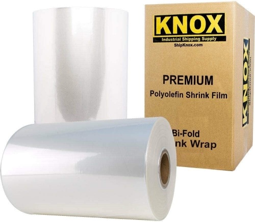 Knox Brand - 18" 100 Gauge Polyolefin Shrink Film Heat Wrap POF Centerfold 2625' feet - Lot 5853