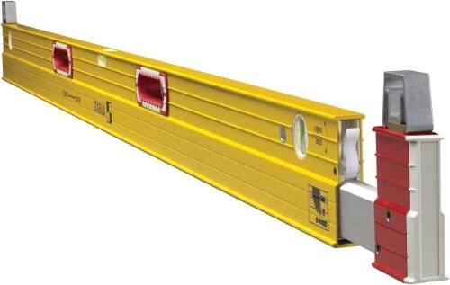 Stabila 35712 Extendable 7 to 12 foot Plate to Plate Level, Yellow  - Lot 59