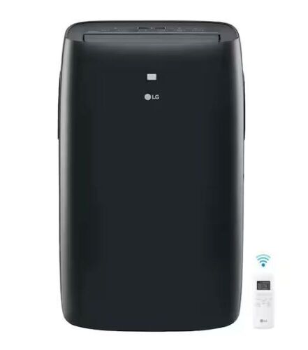 LG 8,000 BTU (DOE) 115-Volt Portable Air Conditioner, Cools 350 Sq. Ft. with Dehumidifier Function, Wi-Fi Enabled - Lot 84