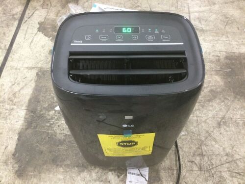 LG 8,000 BTU (DOE) 115-Volt Portable Air Conditioner, Cools 350 Sq. Ft. with Dehumidifier Function, Wi-Fi Enabled - Lot 105