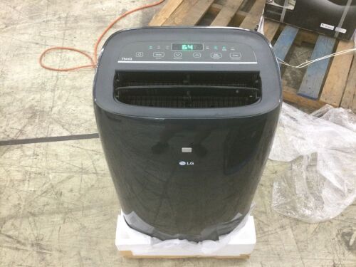 LG 8,000 BTU (DOE) 115-Volt Portable Air Conditioner, Cools 350 Sq. Ft. with Dehumidifier Function, Wi-Fi Enabled - Lot 196