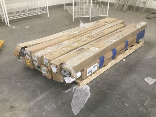 Lot of (12) Uninspected Projector Screens  - Lot 423