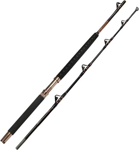 Fiblink Saltwater Offshore Heavy Trolling Rod Big Game Roller Pole Conventional Boat Fishing Rod 50-80lb, 5-Feet  - Lot 540