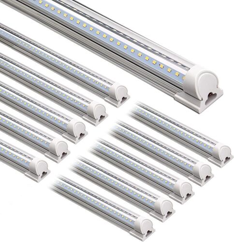 Barrina T8 LED Shop Lights 8', 10 Pack - Lot 619