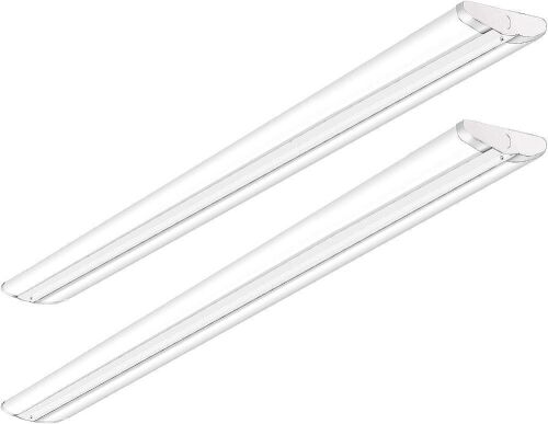 ANTLUX 110W 8FT LED Wraparound Ultra Slim Strip Lights, 12600LM, 5000K, 2 Pack  - Lot 645