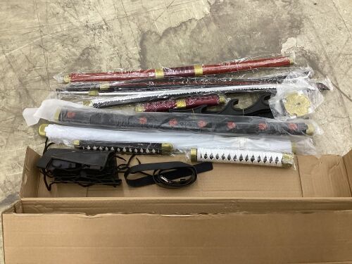 Lot of Anime Replica Toy Swords  - Lot 235