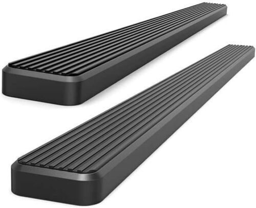 APS 4in Black iBoard Running Boards Compatible with Ford F150 SuperCrew Cab & 17-22 F250 15-23  - Lot 125
