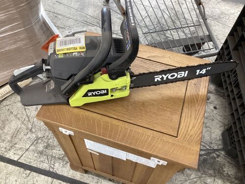 RYOBI 14 in. 37cc 2-Cycle Gas Chainsaw - Lot 304