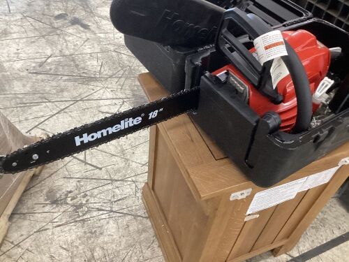 Homelite 18" Chainsaw  - Lot 528