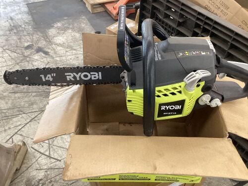 RYOBI 14 in. 37cc 2-Cycle Gas Chainsaw - Lot 548