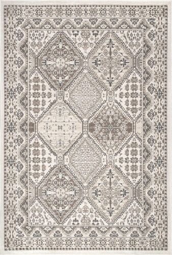 nuLOOM Becca Traditional Tiled Area Rug, 9' x 12', Beige  - Lot 390